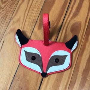 KATE SPADE Blaze A Trail Fox Luggage Tag WLRU2612